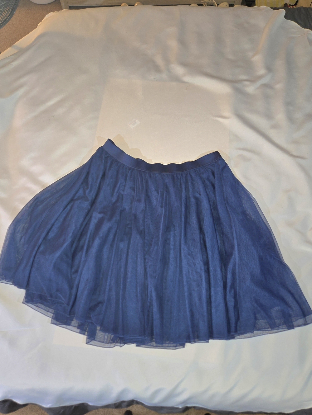 Torrid Navy Blue Tulle Mesh Layered Midi Skirt Size 4 / 4X